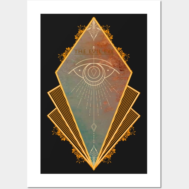 Art Deco Evil Eye Wall Art by Monstrous1